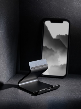 Logo trade business gift photo of: Terra RCS recycled aluminium tablet & phone stand