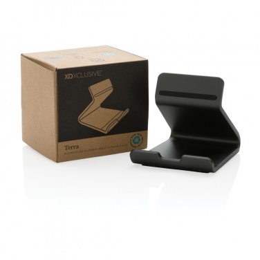 Logotrade promotional items photo of: Terra RCS recycled aluminium tablet & phone stand