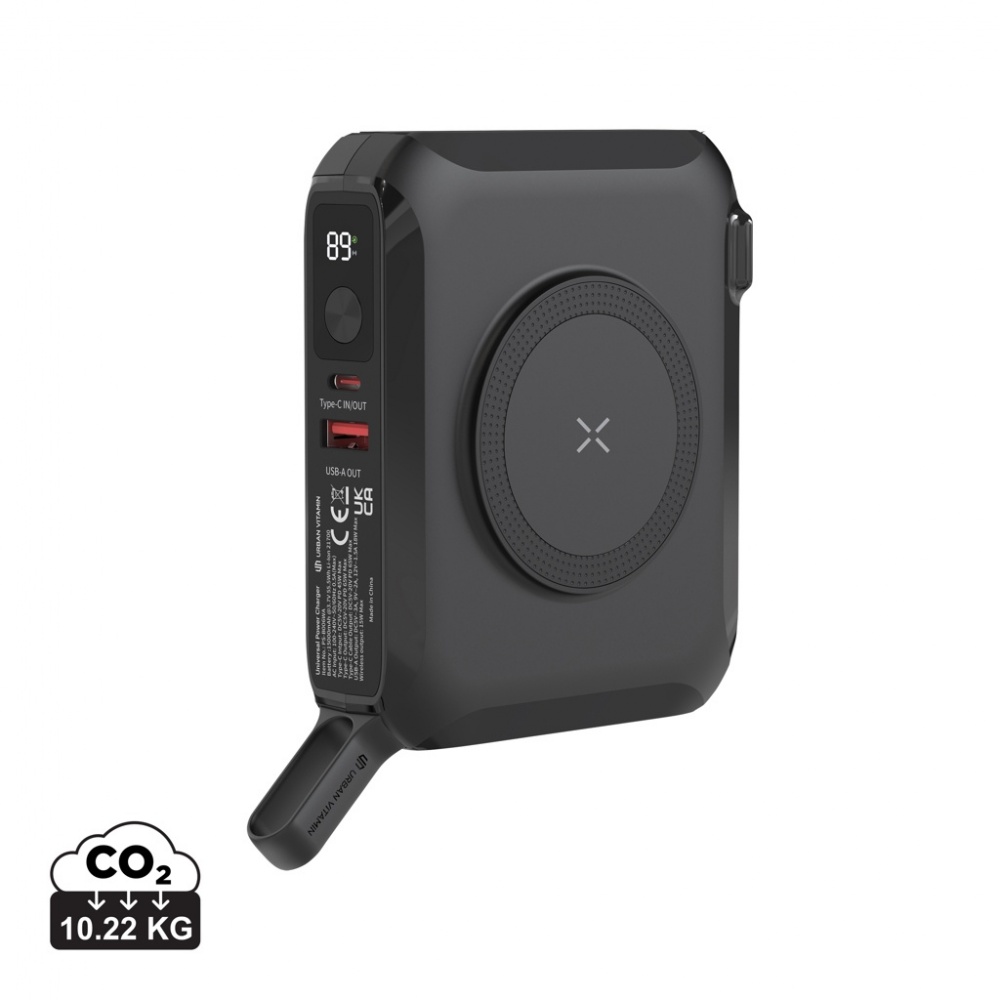 Logo trade promotional merchandise picture of: Urban Vitamin Oxnard 5 in 1 65W universal charger