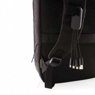 Logo trade corporate gifts picture of: 4-in-1 cable with carabiner clip