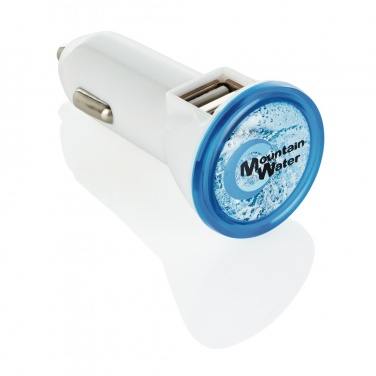Logotrade promotional product picture of: Powerful dual port car charger