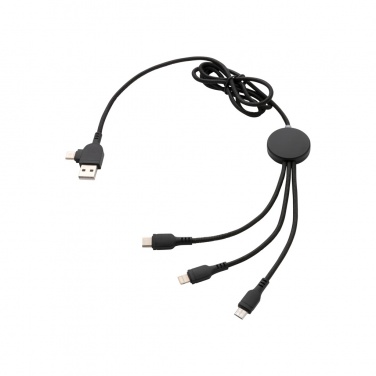 Logotrade promotional merchandise photo of: Light up logo 6-in-1 cable