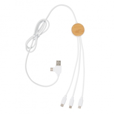 Logotrade advertising products photo of: RCS recycled plastic Ontario 6-in-1 cable
