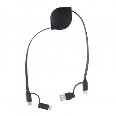 Logotrade promotional giveaway picture of: RCS standard recycled plastic and TPE 6-in-1 cable