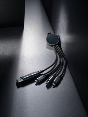 Logotrade promotional gift image of: Terra RCS recycled aluminium 6-in-1 charging cable