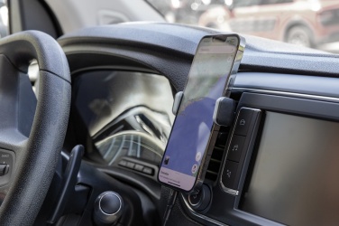 Logo trade corporate gifts image of: Acar RCS recycled plastic 360 degree car phone holder