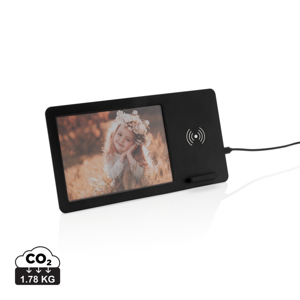 Logotrade promotional items photo of: 5W Wireless charger and photo frame