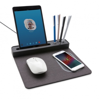 Logotrade advertising product image of: Air mousepad with 5W wireless charging and USB