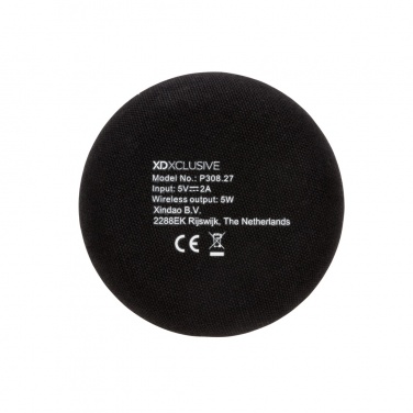 Logo trade promotional products picture of: Bamboo X 5W wireless charger