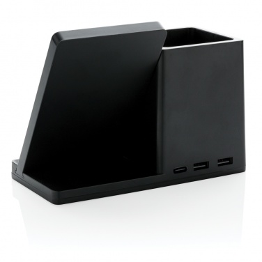 Logo trade promotional gift photo of: Ontario RCS recycled plastic 10W wireless charger