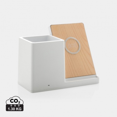 Logo trade advertising products image of: Ontario RCS recycled plastic 10W wireless charger