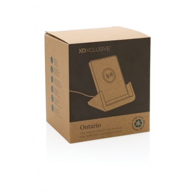 Logo trade promotional items picture of: Ontario  RCS recycled plastic 10W stand
