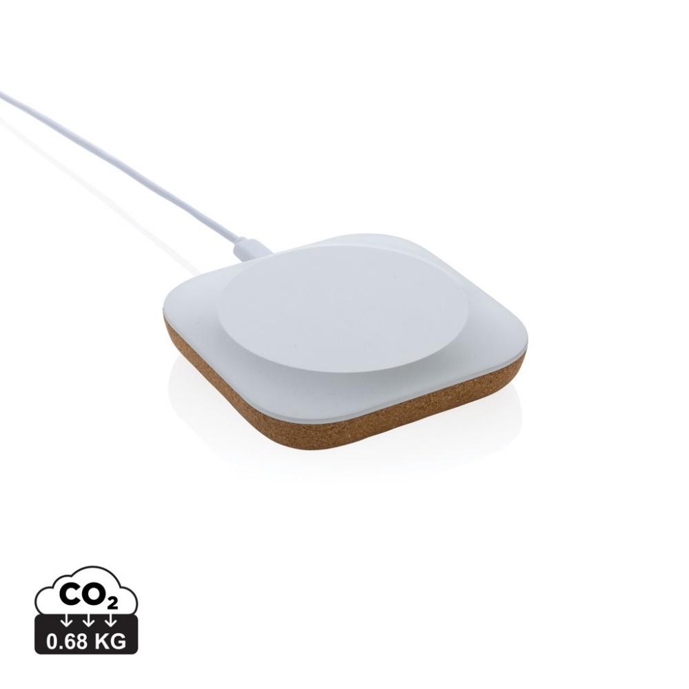 Logotrade promotional giveaway picture of: Oregon RCS recycled plastic and cork 10W wireless