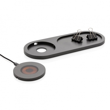 Logotrade business gift image of: Encore 10W wireless charging valet tray