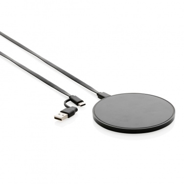 Logotrade corporate gift picture of: RCS standard recycled plastic 10W wireless charger