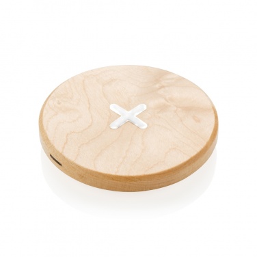 Logo trade promotional gift photo of: 5W wood wireless charger