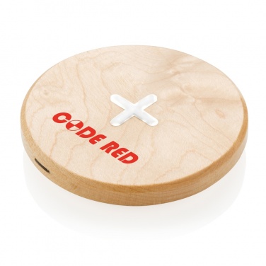 Logo trade promotional product photo of: 5W wood wireless charger