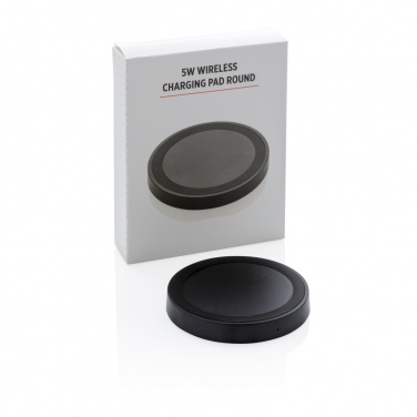 Logotrade corporate gift image of: 5W wireless charging pad round
