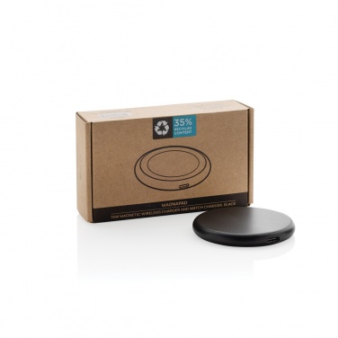 Logotrade promotional item image of: Magnapad 15W RCS rplastic magnetic 3 in 1 charging pad