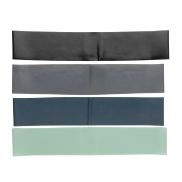 Logotrade corporate gift image of: 4pc elastic fitness bands in pouch