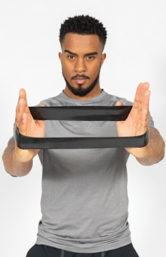 Logo trade promotional product photo of: 4pc elastic fitness bands in pouch