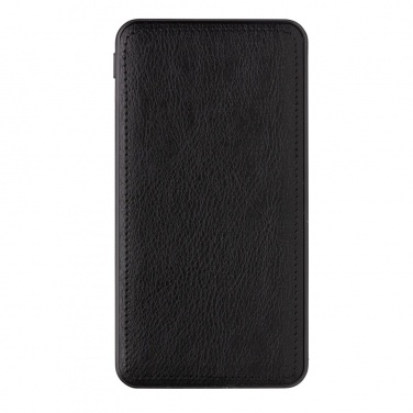 Logo trade promotional merchandise image of: Tusca 10.000 mAh PU powerbank