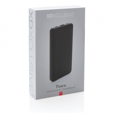 Logotrade promotional items photo of: Tusca 10.000 mAh PU powerbank