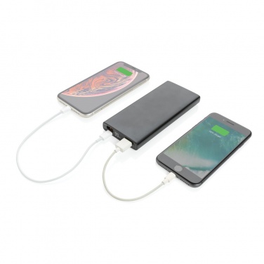 Logo trade promotional merchandise image of: Aluminium 18W 10.000 mAh PD Powerbank