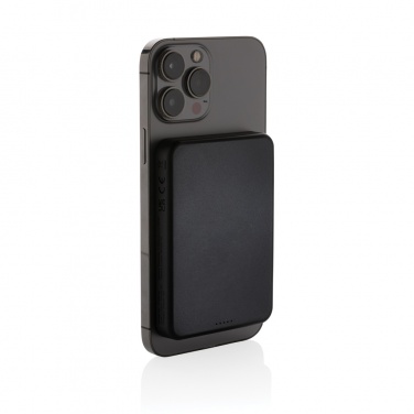 Logo trade advertising products image of: Magnetix RCS recycled plastic 5000 mah magnetic powerbank