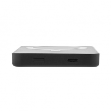 Logo trade promotional giveaways image of: Magnetix RCS recycled plastic 5000 mah magnetic powerbank