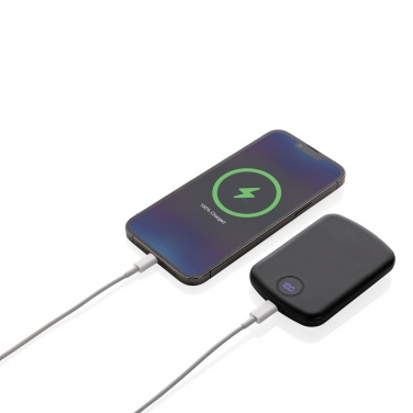 Logotrade business gifts photo of: MagBoost RCS recycled plastic 5000 mah magnetic powerbank