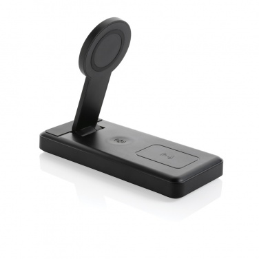 Logo trade business gift photo of: Fenwick RCS recycled plastic 10000mah  3 in 1 fast powerbank