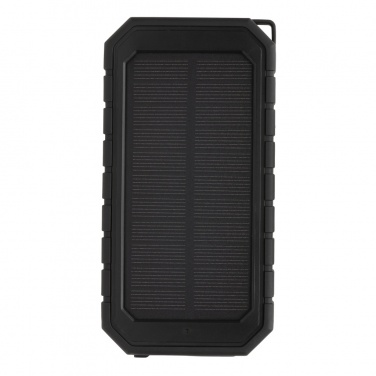 Logotrade promotional merchandise image of: RCS recycled plastic Solar powerbank with 10W Wireless