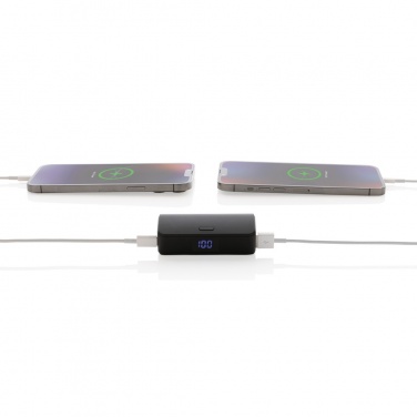 Logotrade promotional gift picture of: FlashCharge RCS rplastic 5000 mah fast charge powerbank