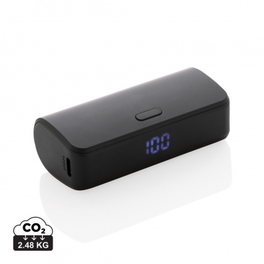 Logo trade promotional items image of: FlashCharge RCS rplastic 5000 mah fast charge powerbank
