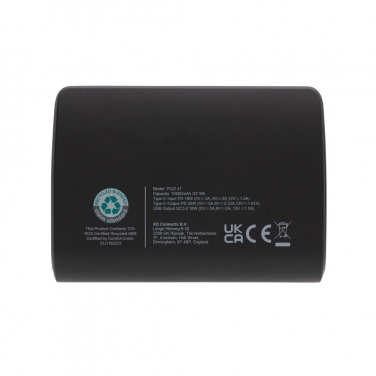 Logotrade business gift image of: FlashCharge RCS rplastic 10000 mah fast charge powerbank