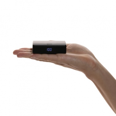 Logo trade business gifts image of: FlashCharge RCS rplastic 10000 mah fast charge powerbank