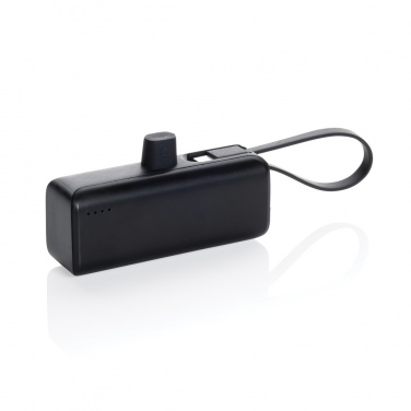 Logotrade promotional product image of: Powerlink RCS rplastic 3000 mAh powerbank iOS connector