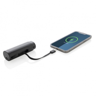 Logo trade promotional gifts image of: CycleCell 5000 mah removable battery powerbank