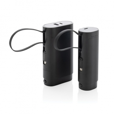 Logo trade business gifts image of: CycleCell 10,000 mah removable battery powerbank