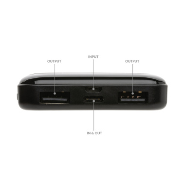 Logotrade promotional product picture of: RCS recycled plastic 5.000 mAh powerbank