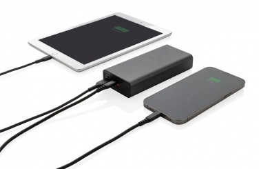 Logo trade promotional product photo of: Terra RCS recycled 20W aluminium powerbank 20.000 mAh