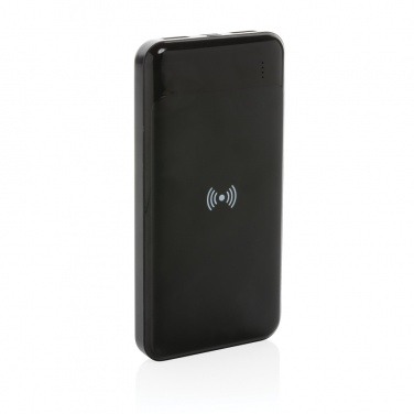 Logotrade promotional products photo of: RCS standard recycled plastic wireless powerbank