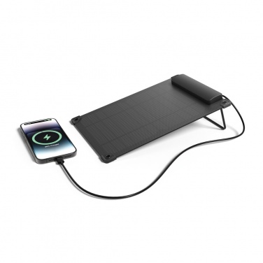 Logo trade corporate gift photo of: Solarpulse rplastic portable solar panel 5W