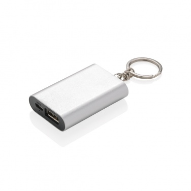 Logo trade promotional merchandise picture of: 1.000 mAh keychain powerbank