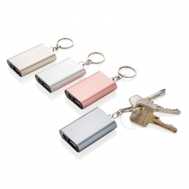 Logo trade promotional gift photo of: 1.000 mAh keychain powerbank