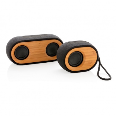 Logo trade advertising products image of: Bamboo X  speaker