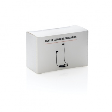 Logo trade corporate gifts picture of: Light up logo wireless earbuds