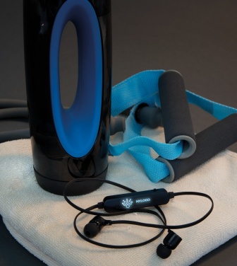 Logo trade corporate gifts image of: Light up logo wireless earbuds