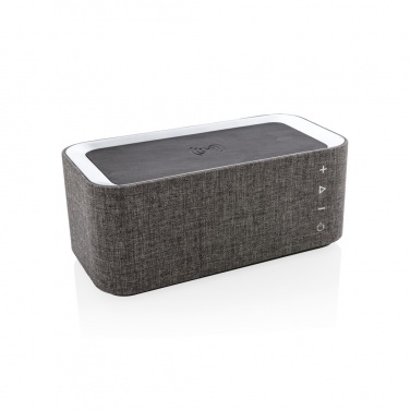 Logo trade promotional giveaways image of: Vogue wireless charging speaker